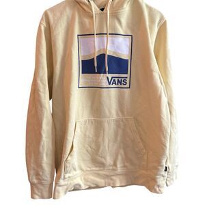 Vans Unisex Pullover Hoodie Yellow M Long‎ Sleeve with Logo